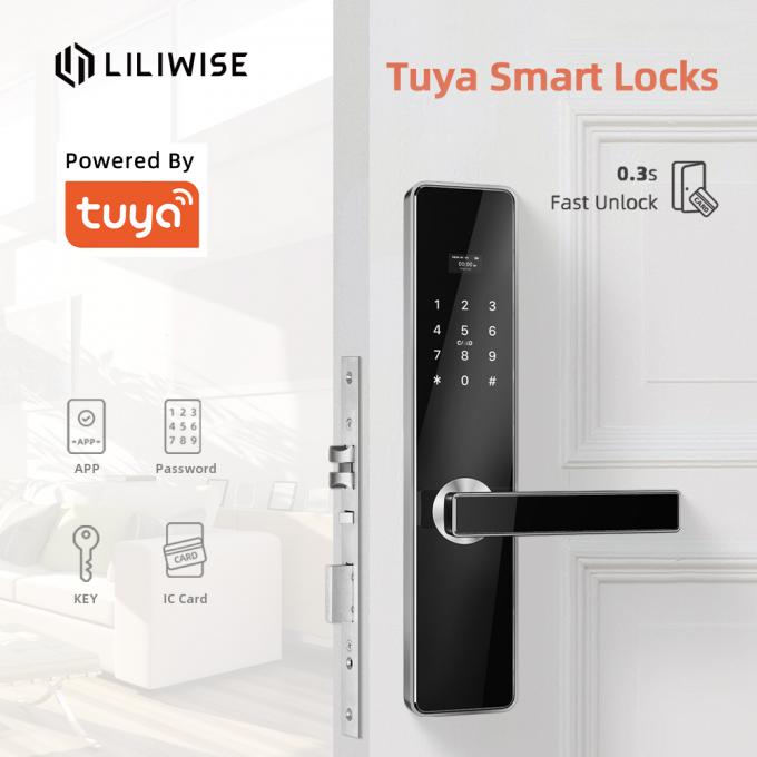 قفل کلید کلید قفل درب الکترونیکی Wifi Tuya Smart 0