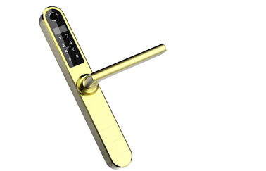 پانل دیجیتال دکمه اسکن انگشت قفل درب آلومینیوم با دوام عملکرد صفحه نمایش الکترونیکی
