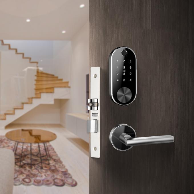 قفل درب الکترونیکی آلیاژ آلومینیوم مورتری استاندارد برای اتاق منزل 0