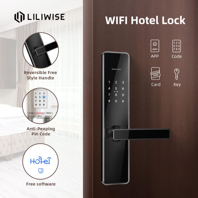 سیستم کارت قفل اتوماتیک اتاق هتل بدون کلید با ضخامت 65 میلی متر وای فای هوشمند 2