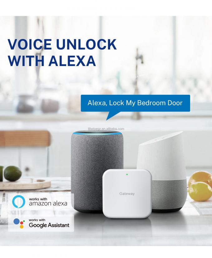 قفل هوشمند درب تویا وای&zwnj;فای BLE با اثر انگشت و صفحه کلید 4