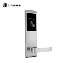 ظرفیت قفل درب های آلومینیومی هوشمند 300mm * 75mm 200 کارت ظرفیت داده ها