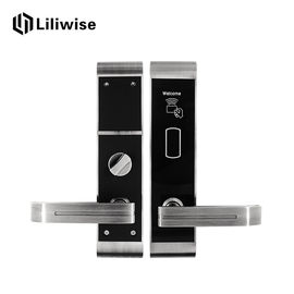قفل درب درب آلیاژی آلیاژ Rfid با کلید مکانیکی کارت IC 310 * 72mm