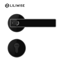 قفل درب / اثر انگشت محل اقامت قفل / سیلندر جداگانه WiFi بلوتوث APP هوشمند قفل درب الکترونیکی هوشمند