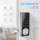 6 ولت اثر انگشت الکترونیکی قفل درب جلو نقره ای رنگ آلیاژ روی برای Airbnb