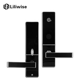 درب قفل درب الکترونیکی Rfid آلیاژ روی 310 * 72mm هشدار ولتاژ کم