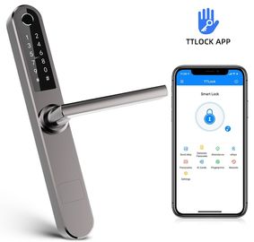 قفل درب های آپارتمان فوق العاده باریک نوع قفل درب الکترونیکی اثر انگشت قفل درب کارت RFID از جنس استیل ضد زنگ