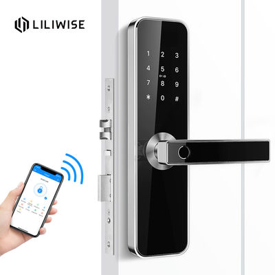 اثر انگشت بیومتریک قفل درب الکترونیکی بدون کلید Liliwise ضد دزد