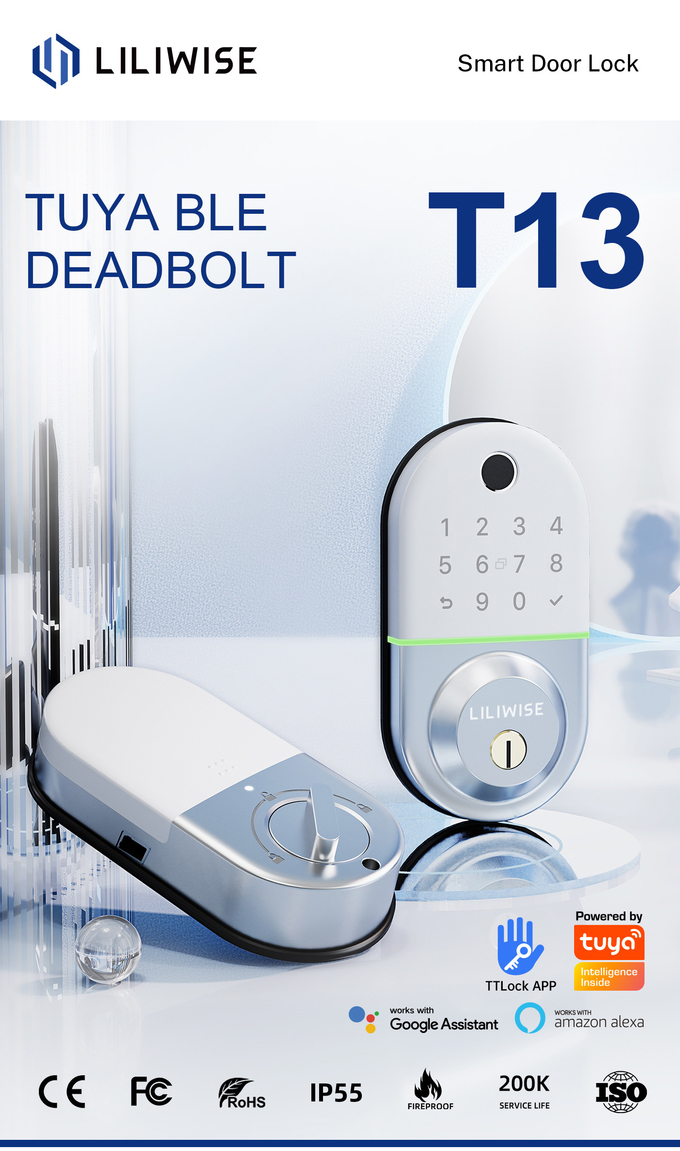 سیستم مدیریت برنامه الکترونیکی دیجیتال Deadbolt Smart Lock 0