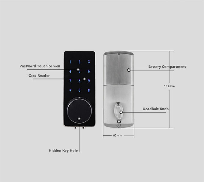 APP Control Remote Lock Door Lock ، Smart Bluetooth Locking Door Lock 3